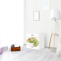 Klebefolie Chameleon - IKEA Stuva / Fritids Kommode - 4 Schubladen - Kinderzimmer