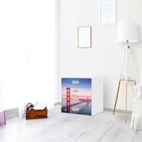 Klebefolie Golden Gate - IKEA Stuva / Fritids Kommode - 4 Schubladen - Kinderzimmer