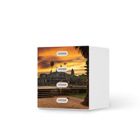 Klebefolie Angkor Wat - IKEA Stuva / Fritids Kommode - 4 Schubladen  - weiss