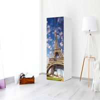 Klebefolie La Tour Eiffel - IKEA Stuva kombiniert - 3 Schubladen und 2 große Türen (Kombination 1) - Wohnzimmer