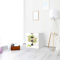 Klebefolie Blooming Tree - IKEA Stuva Kommode - 4 Schubladen - Kinderzimmer