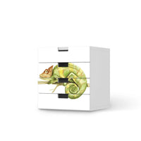 Klebefolie Chameleon - IKEA Stuva Kommode - 4 Schubladen  - weiss