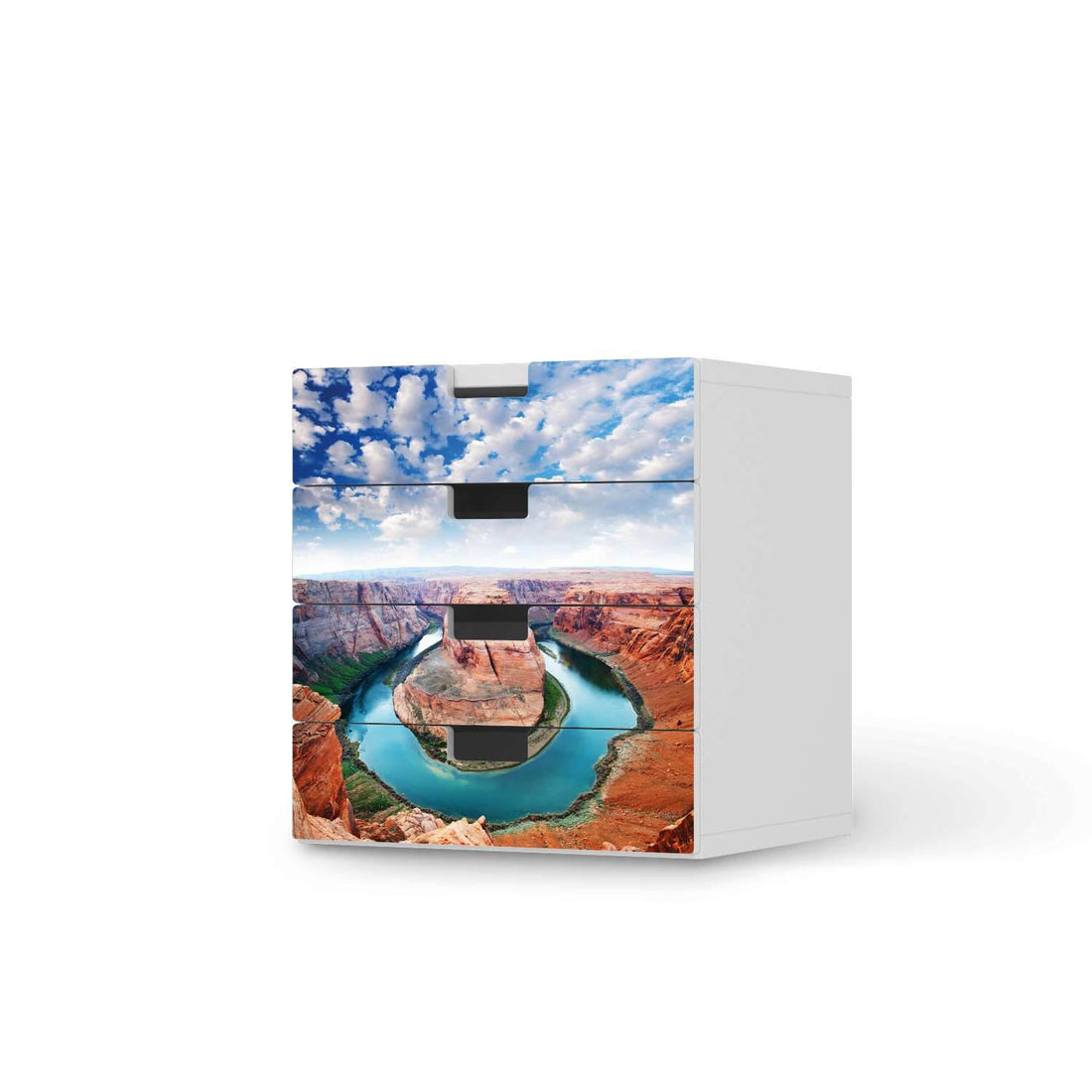 Klebefolie Grand Canyon - IKEA Stuva Kommode - 4 Schubladen  - weiss