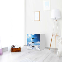 Klebefolie Everest - IKEA Stuva Kommode - 4 Schubladen - Wohnzimmer
