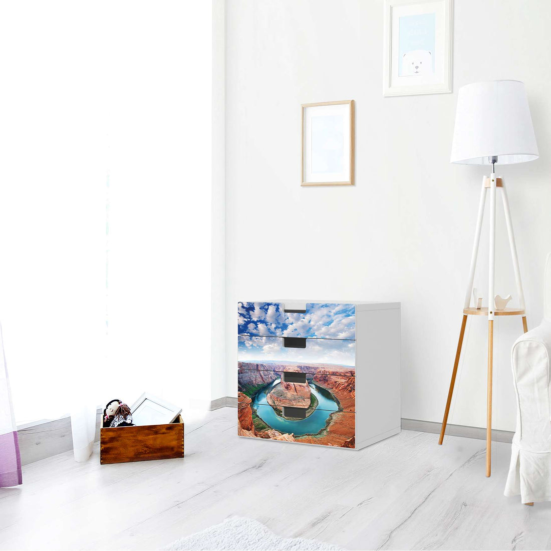 Klebefolie Grand Canyon - IKEA Stuva Kommode - 4 Schubladen - Wohnzimmer