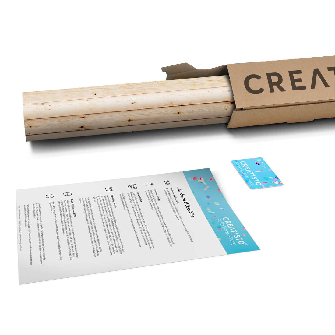 Klebefolie Bright Planks - Paket - creatisto pds2