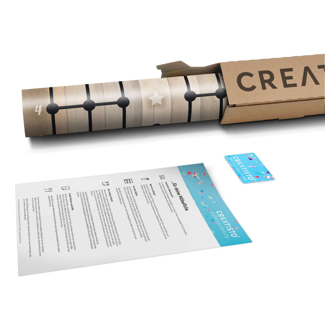 Klebefolie Spieltisch Mühle - Paket - creatisto pds2