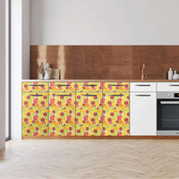 Küchenfolie -Citrus - Unterschrank 160x80 cm - Front