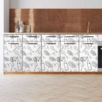Küchenfolie Vino - Unterschrank 200x80 cm - Zoom