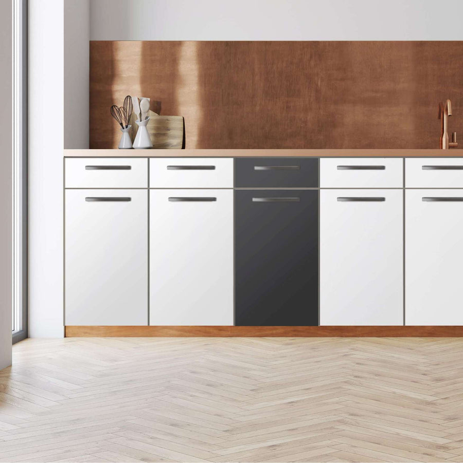 Küchenfolie -Grau Dark - Unterschrank 40x80 cm - Front
