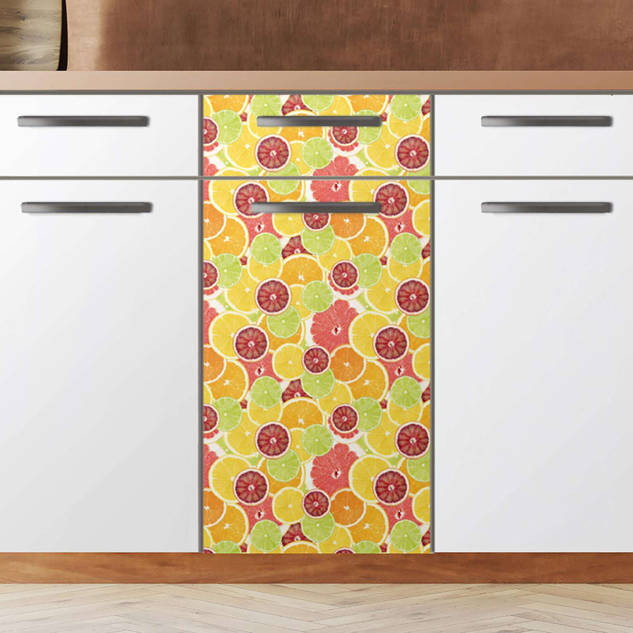 Küchenfolie Citrus - Unterschrank 40x80 cm - Zoom