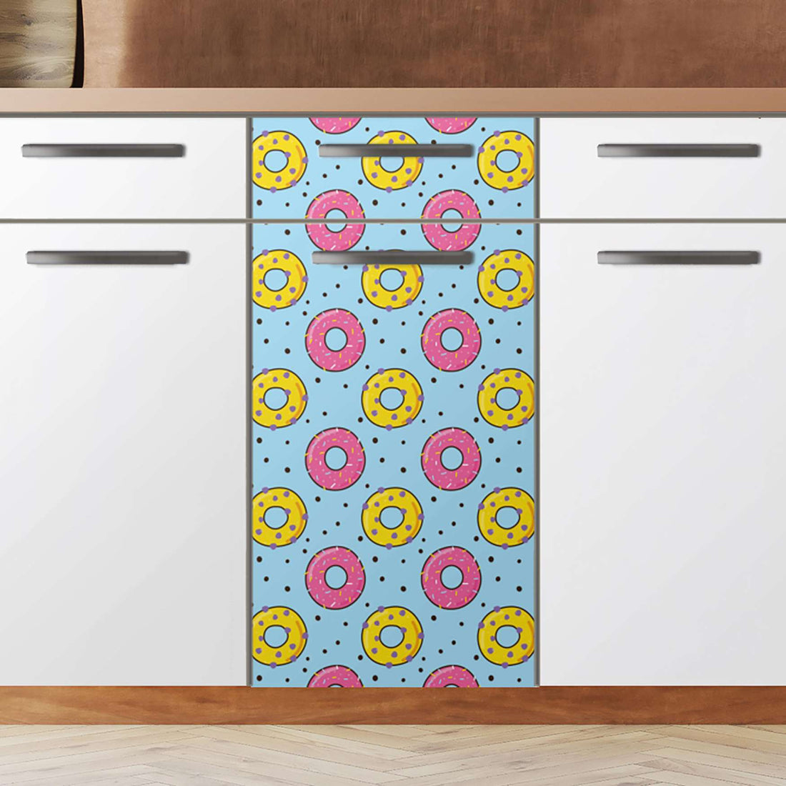 Küchenfolie Donutparty - Unterschrank 40x80 cm - Zoom