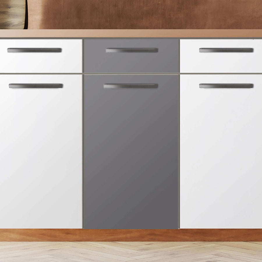 Küchenfolie Grau Light - Unterschrank 40x80 cm - Zoom