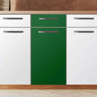 Küchenfolie Grün Dark - Unterschrank 40x80 cm - Zoom