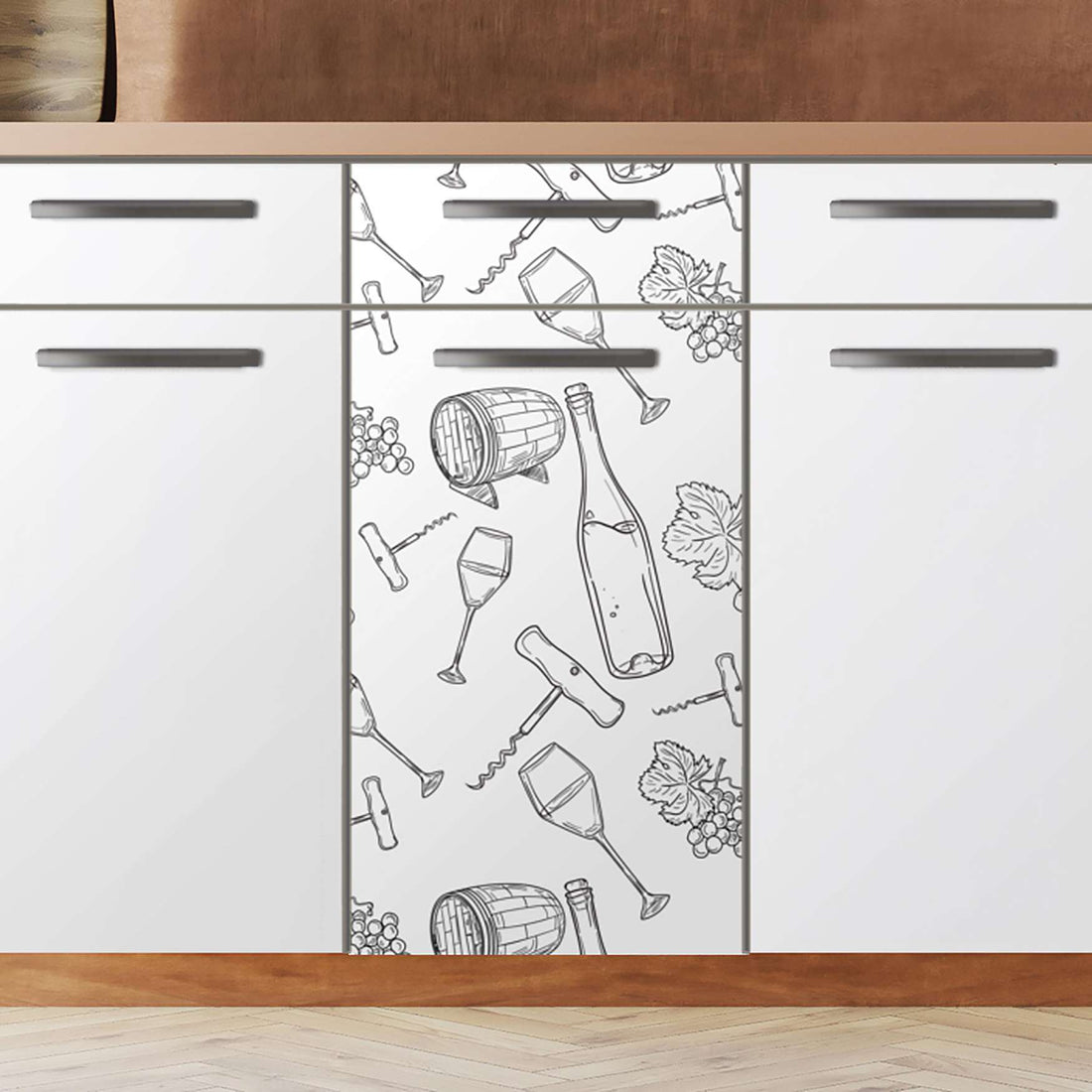 Küchenfolie Vino - Unterschrank 40x80 cm - Zoom