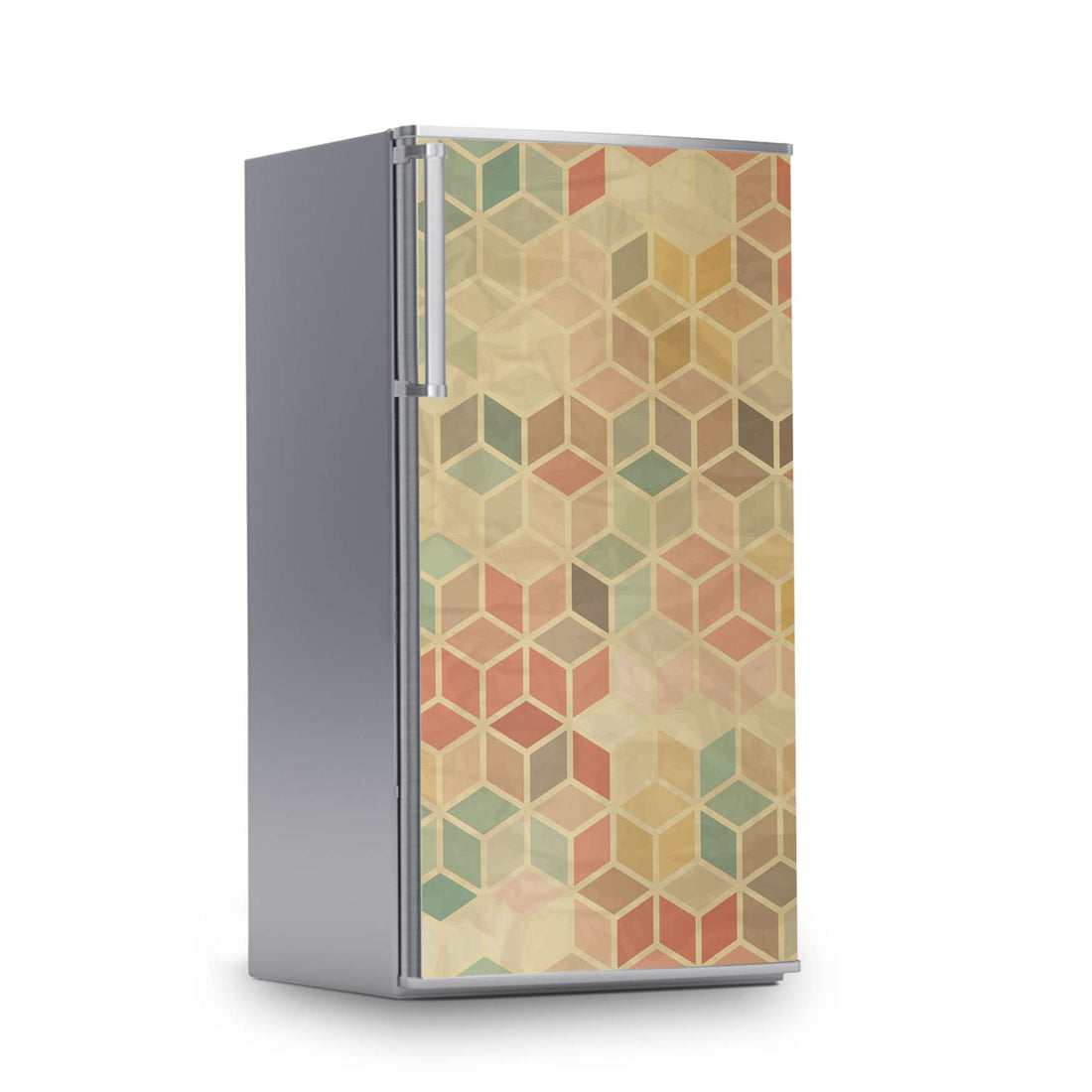 Kühlschrank Folie -3D Retro- Kühlschrank 60x120 cm