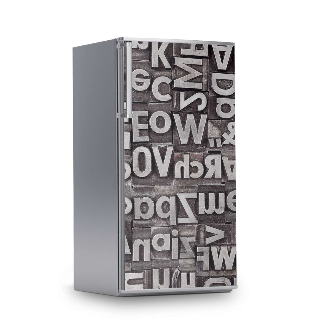 Kühlschrank Folie -Alphabet- Kühlschrank 60x120 cm