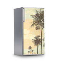 Kühlschrank Folie -Beach Palms- Kühlschrank 60x120 cm