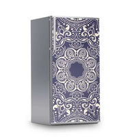 Kühlschrank Folie -Blue Mandala- Kühlschrank 60x120 cm