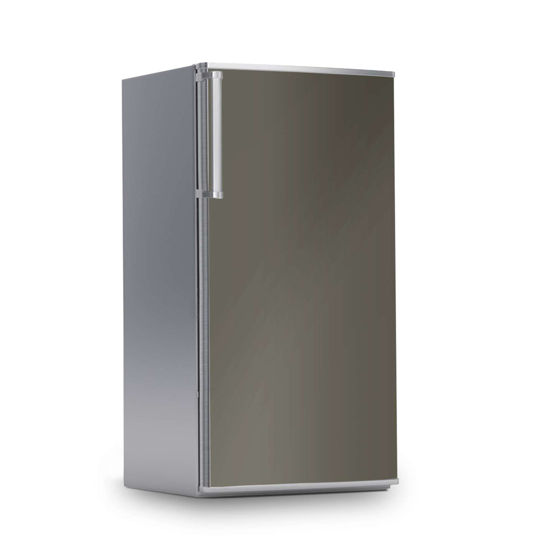 Kühlschrank Folie -Braungrau Dark- Kühlschrank 60x120 cm