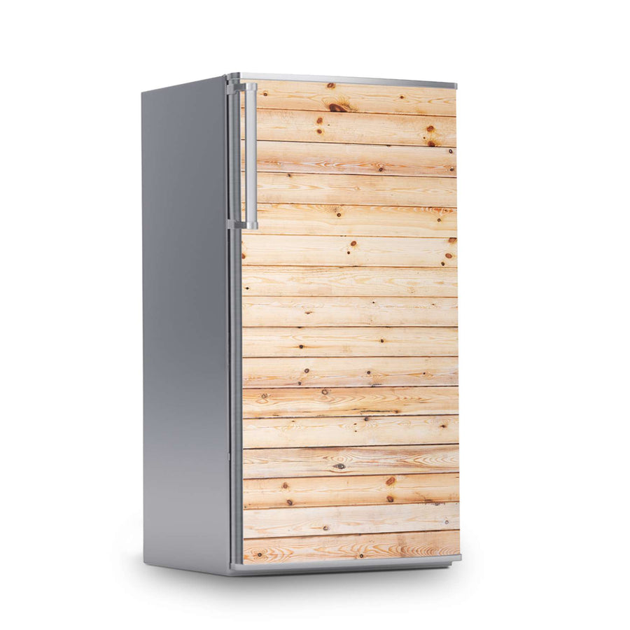 Kühlschrank Folie -Bright Planks- Kühlschrank 60x120 cm