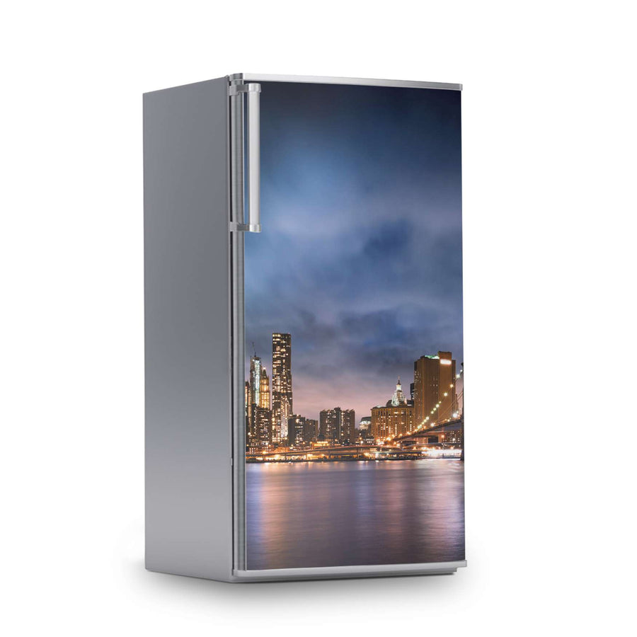 Kühlschrank Folie -Brooklyn Bridge- Kühlschrank 60x120 cm