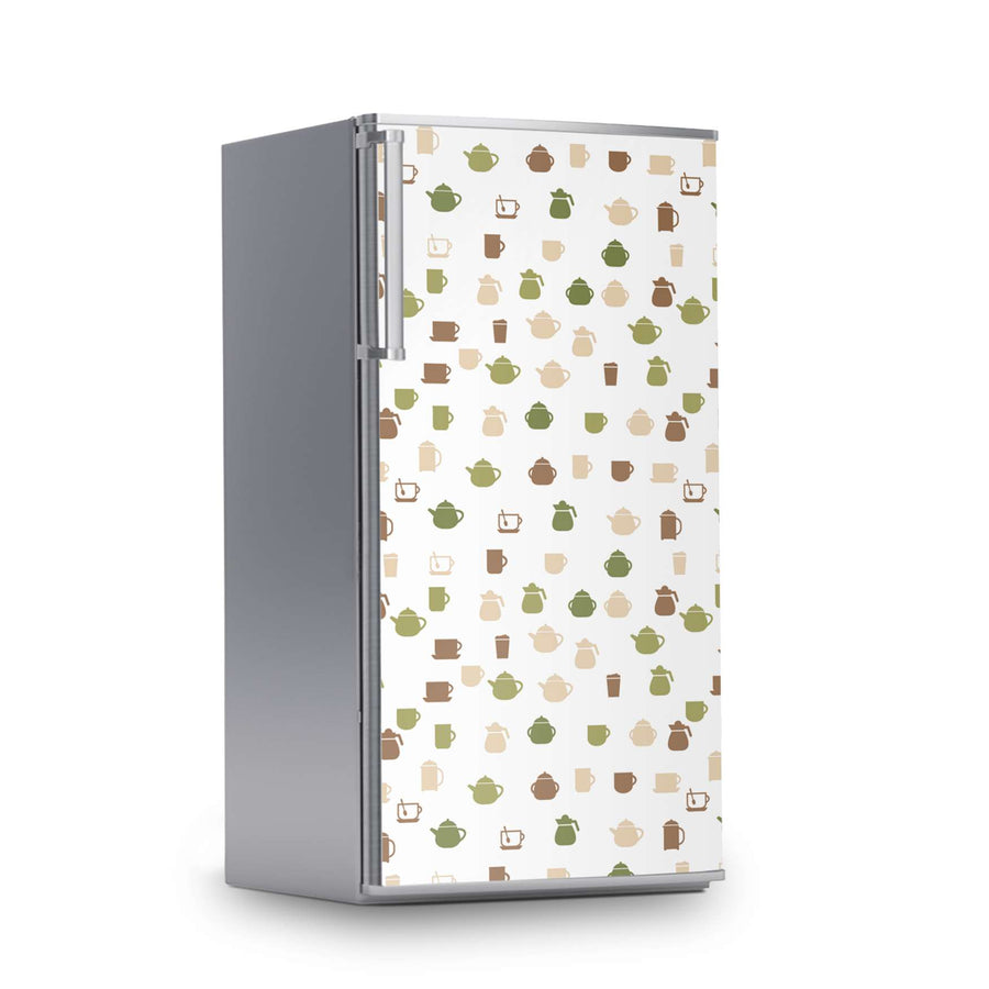 Kühlschrank Folie -Cans and Cups- Kühlschrank 60x120 cm