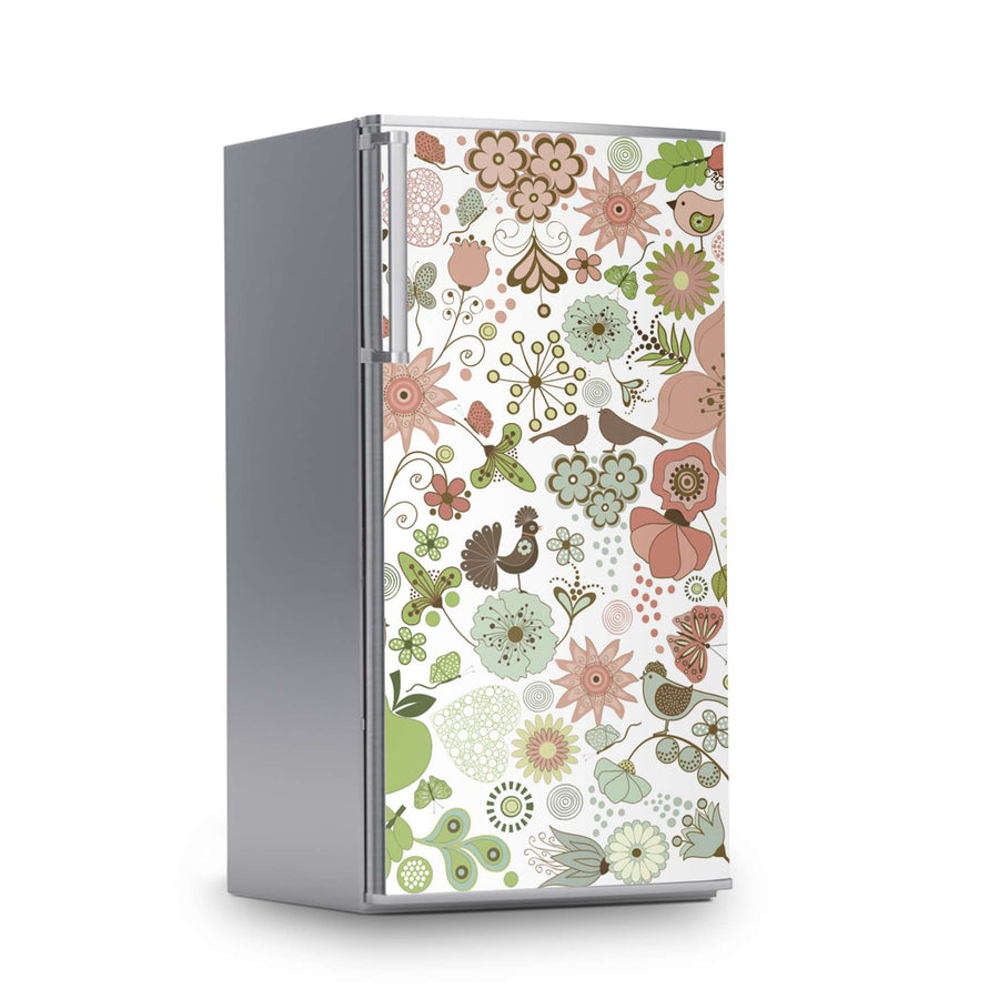 Kühlschrank Folie -Flower Pattern- Kühlschrank 60x120 cm
