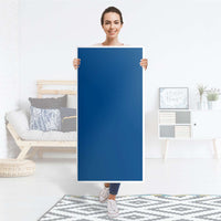 Kühlschrank Folie Blau Dark - Küche - Kühlschrankgröße 60x120 cm
