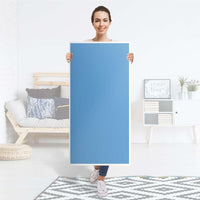 Kühlschrank Folie Blau Light - Küche - Kühlschrankgröße 60x120 cm