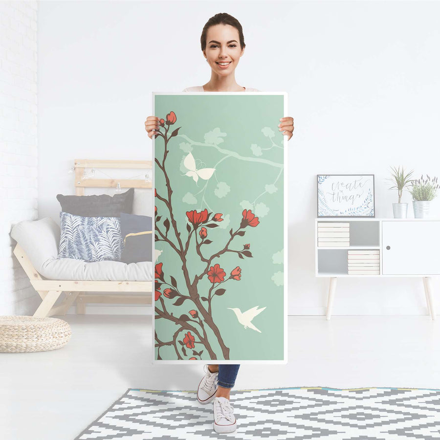 Kühlschrank Folie Blütenzauber - Küche - Kühlschrankgröße 60x120 cm
