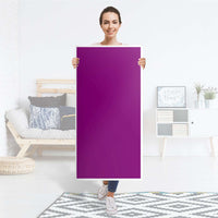 Kühlschrank Folie Flieder Dark - Küche - Kühlschrankgröße 60x120 cm