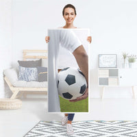 Kühlschrank Folie Footballmania - Küche - Kühlschrankgröße 60x120 cm