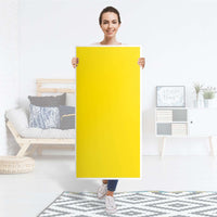 Kühlschrank Folie Gelb Dark - Küche - Kühlschrankgröße 60x120 cm