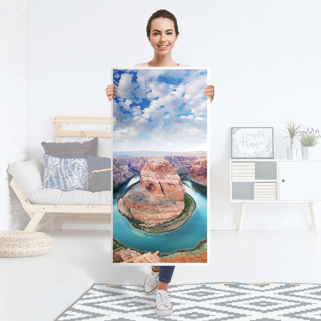 Kühlschrank Folie Grand Canyon - Küche - Kühlschrankgröße 60x120 cm