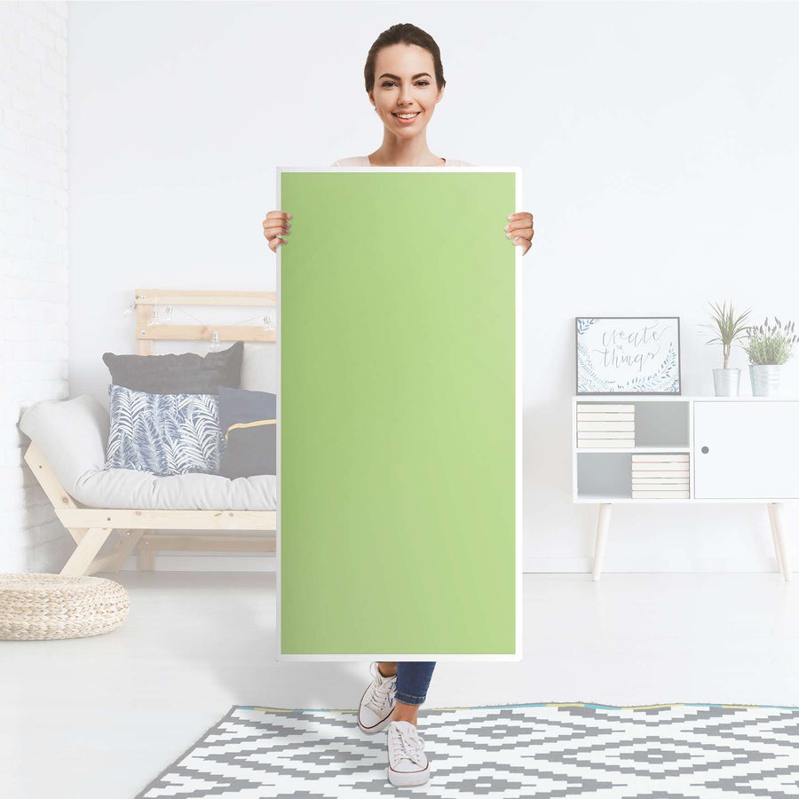 Kühlschrank Folie Hellgrün Light - Küche - Kühlschrankgröße 60x120 cm
