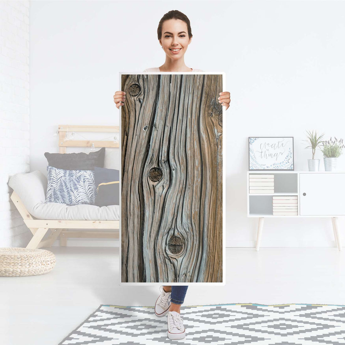 Kühlschrank Folie Hochbejahrt - Küche - Kühlschrankgröße 60x120 cm