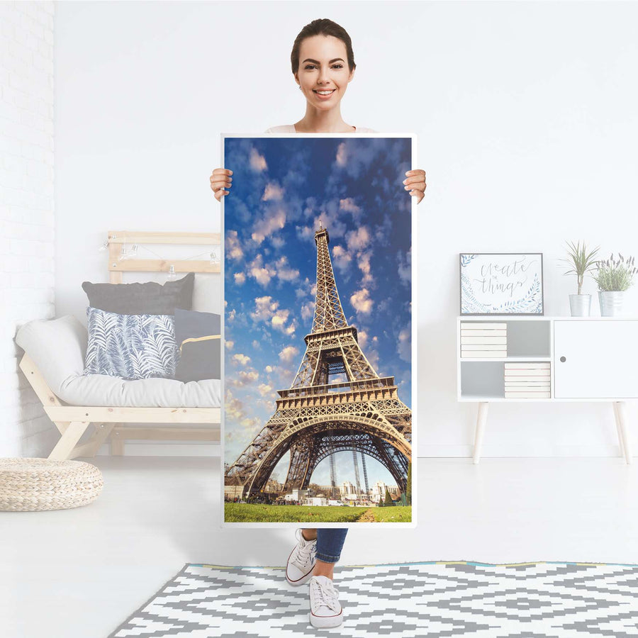 Kühlschrank Folie La Tour Eiffel - Küche - Kühlschrankgröße 60x120 cm