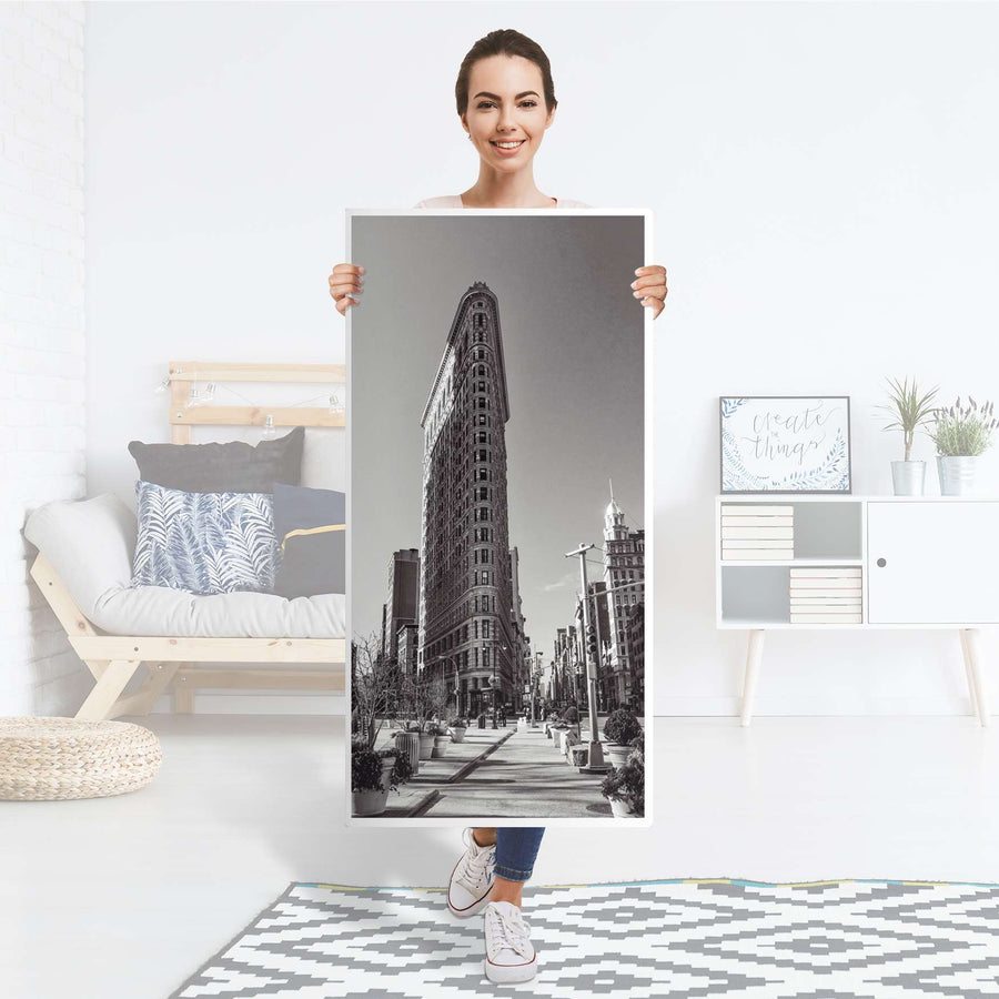 Kühlschrank Folie Manhattan - Küche - Kühlschrankgröße 60x120 cm