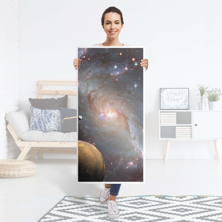 Kühlschrank Folie Milky Way - Küche - Kühlschrankgröße 60x120 cm