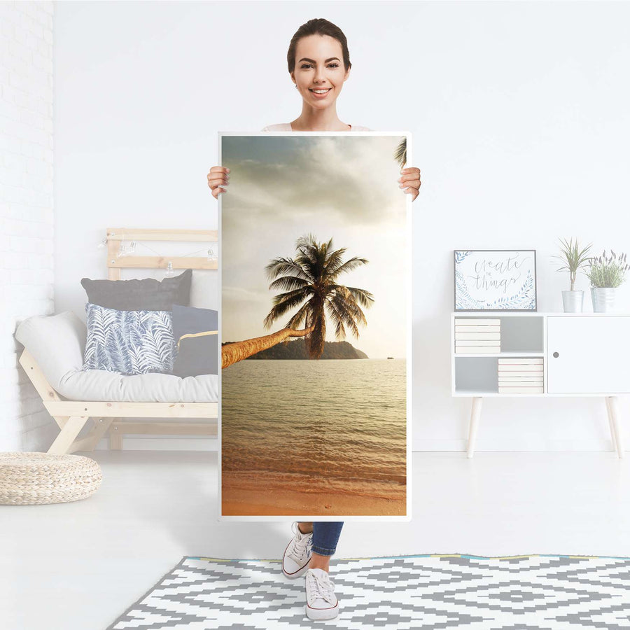 Kühlschrank Folie Paradise - Küche - Kühlschrankgröße 60x120 cm