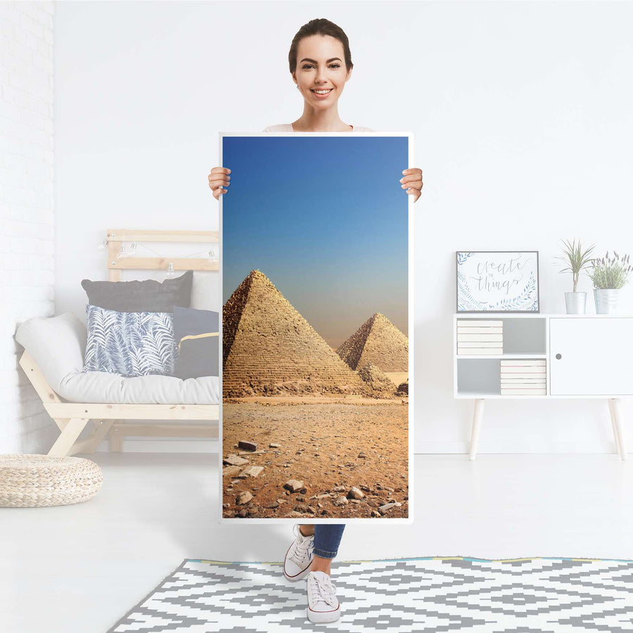 Kühlschrank Folie Pyramids - Küche - Kühlschrankgröße 60x120 cm