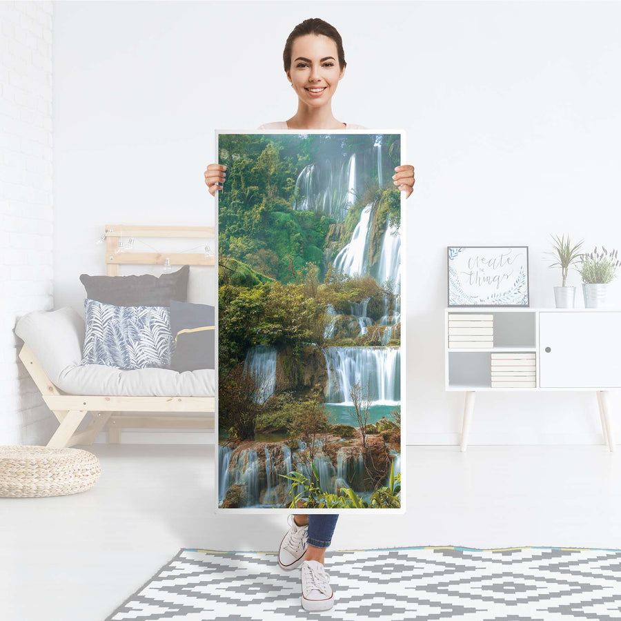 Kühlschrank Folie Rainforest - Küche - Kühlschrankgröße 60x120 cm