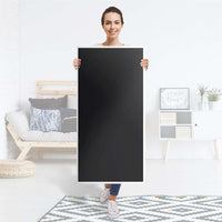 Kühlschrank Folie Schwarz - Küche - Kühlschrankgröße 60x120 cm