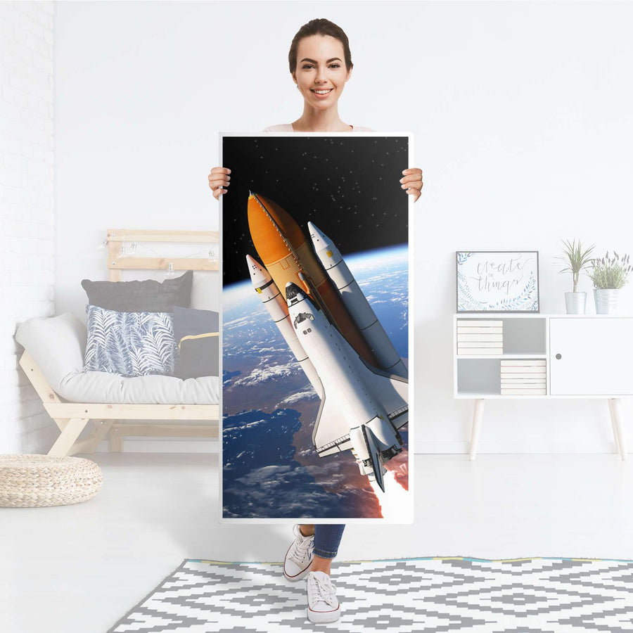 Kühlschrank Folie Space Traveller - Küche - Kühlschrankgröße 60x120 cm