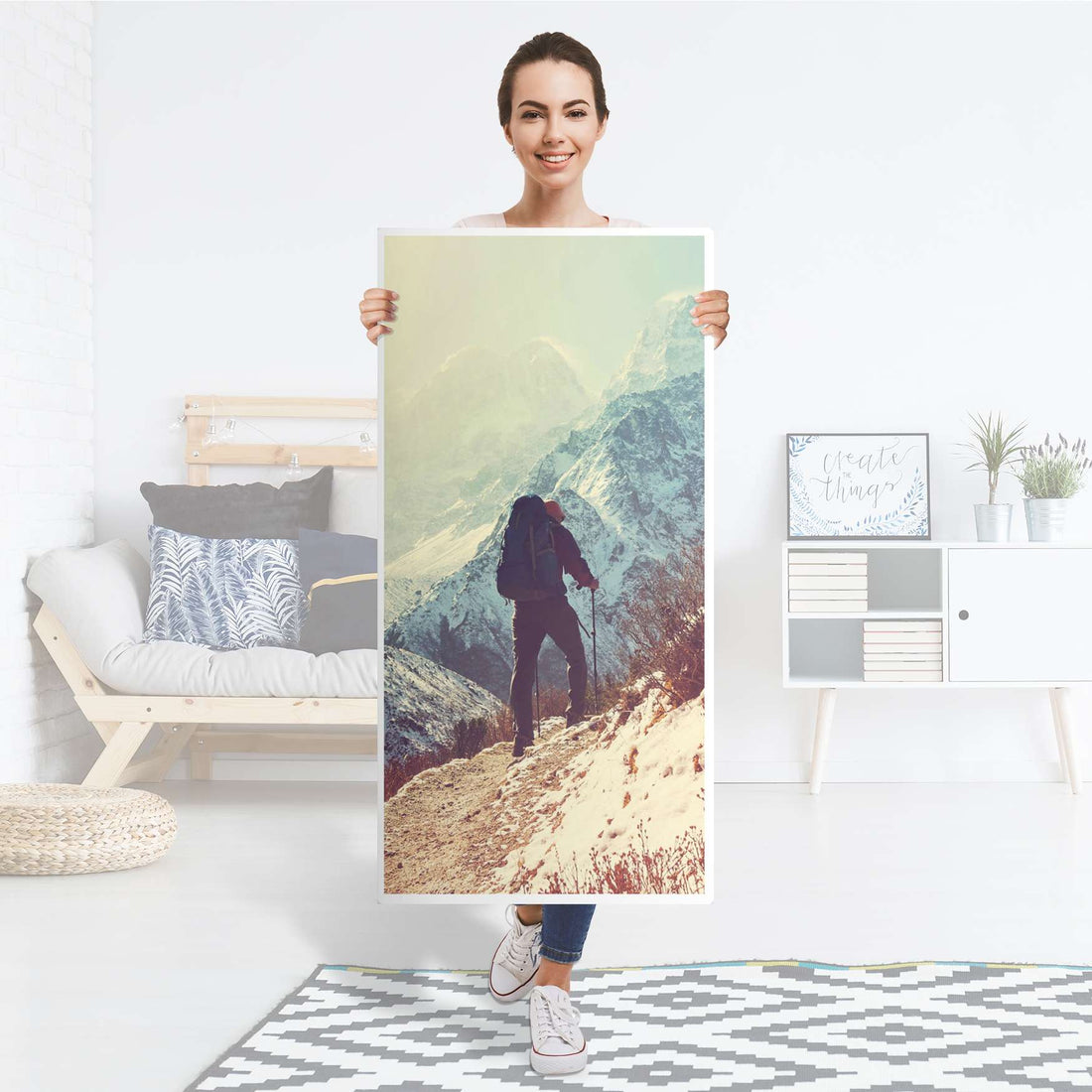 Kühlschrank Folie The sky is the limit - Küche - Kühlschrankgröße 60x120 cm