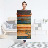 Kühlschrank Folie Wooden - Küche - Kühlschrankgröße 60x120 cm