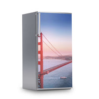 Kühlschrank Folie -Golden Gate- Kühlschrank 60x120 cm