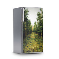 Kühlschrank Folie -Green Alley- Kühlschrank 60x120 cm