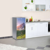 Kühlschrank Folie Alpenblick  Kühlschrank 60x120 cm